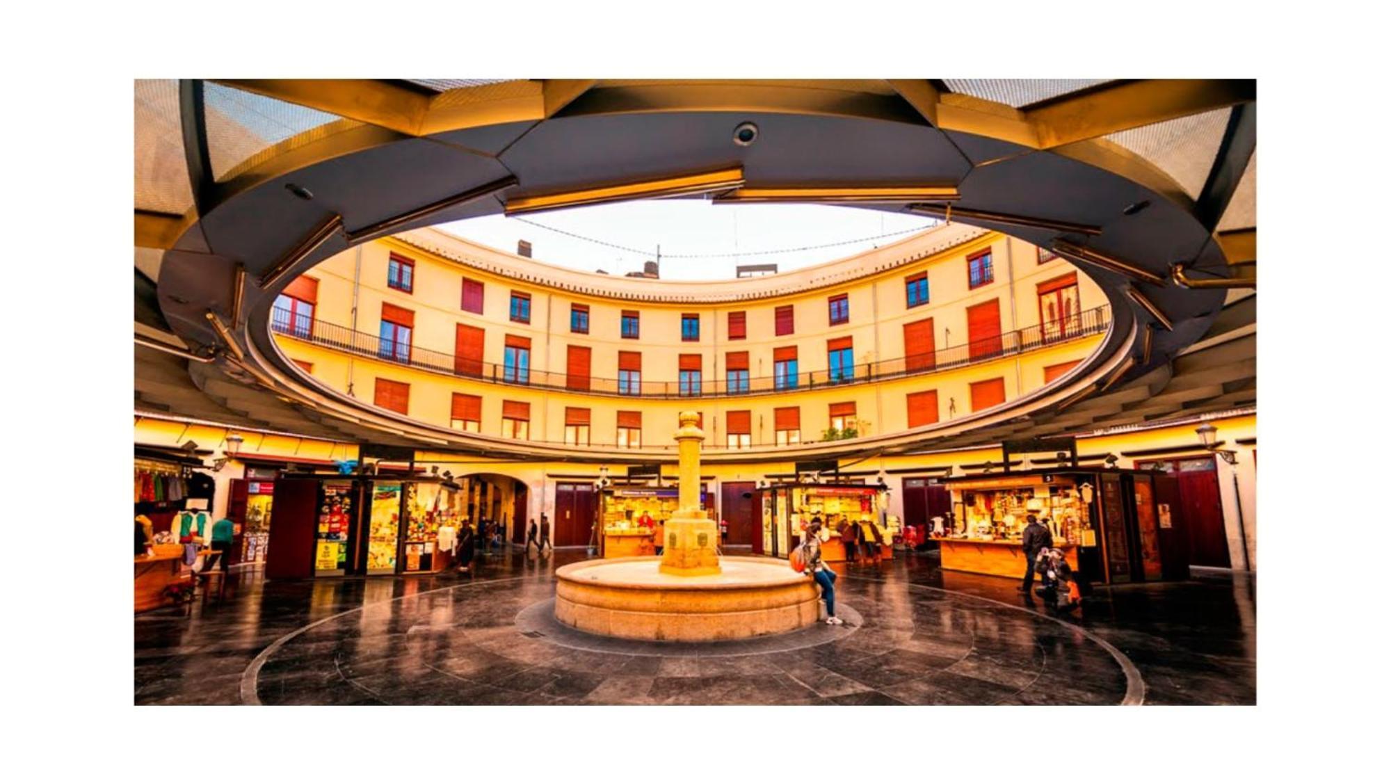 Plaza Redonda Center Leilighet Valencia Eksteriør bilde